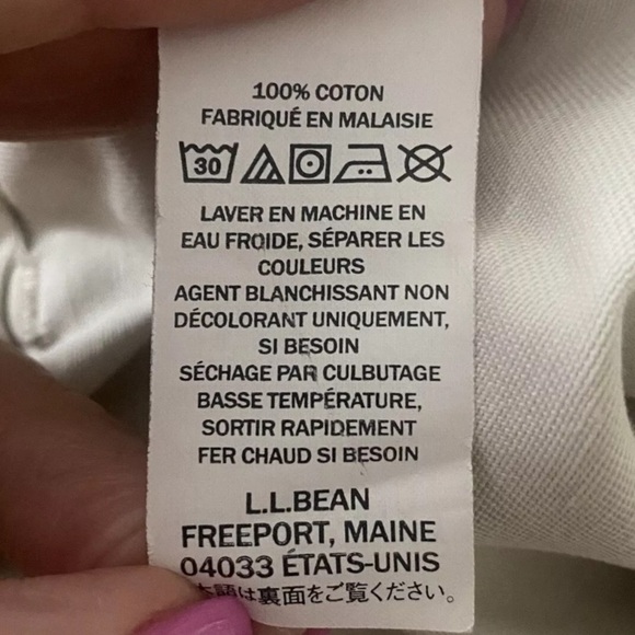 LL Bean Classic Fit Chino‎ Pants Womens Size 16P (16) - Picture 6 of 6